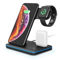 Wholesale New Fast Wireless Charger Stand for Apple 3 in 1 Wireless Charging