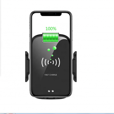 Infrared Automatic Sensor Fast Charging Phone Bracket Wireless Car Charger For iPhone 11 HUAWEI P30 Oneplus 7 XIAOMI MI 10