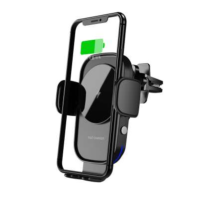 15W wireless charger car mount air vent phone holder for Huawei Mate30 pro, for iphone 11, samsung galaxy S, navigator qi charge